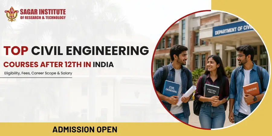 Top Civil Engineering Courses After 12th in India: Eligibility, Fees, Career Scope & Salary